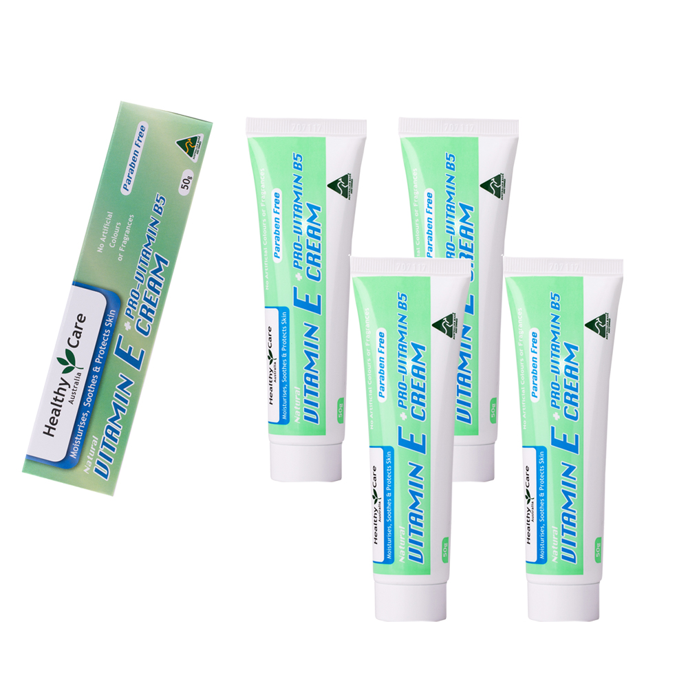Healthy Care 維他命E霜含B5(4入組 50g/支), , large