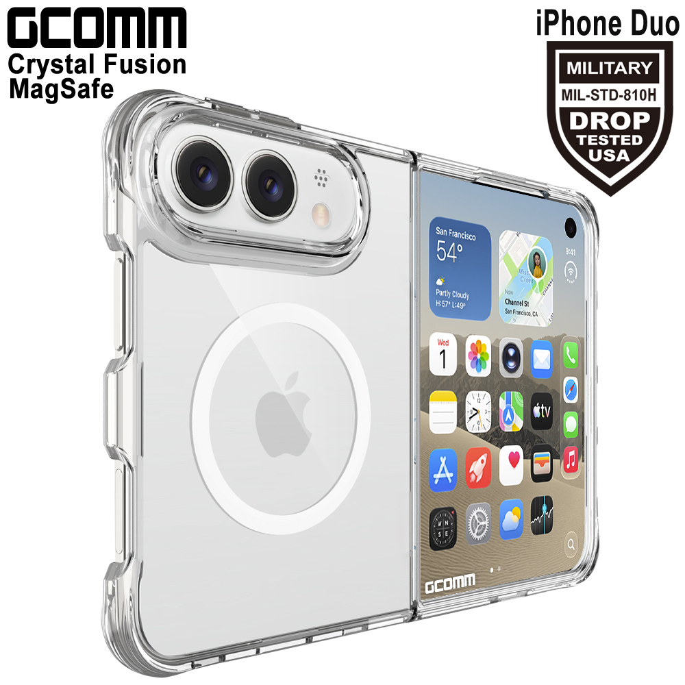 GCOMM iPhone Duo 磁吸晶透防摔殼 Crystal Fusion MagSafe 兼容, , large