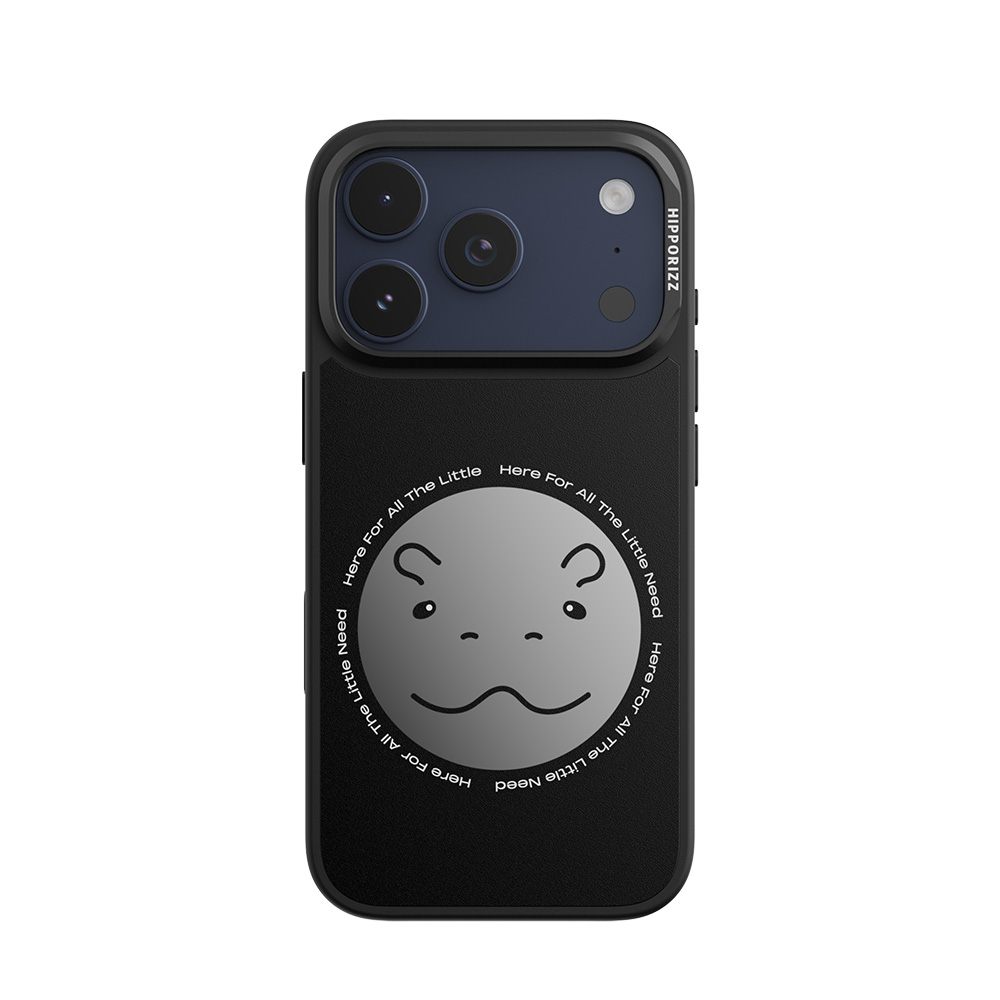 【HIPPORIZZ】iPhone 17 Pro Mirra鏡⾯磁吸⽀架殼 圓滾滾, , large