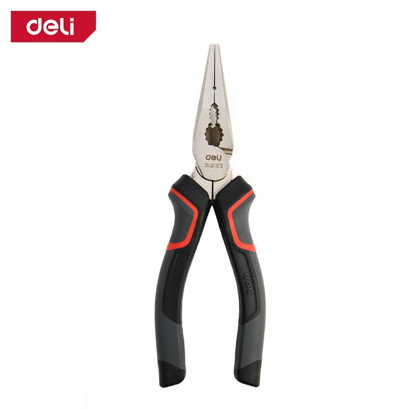 【deli tools】6" Long Nose Pliers PRO Series, , large