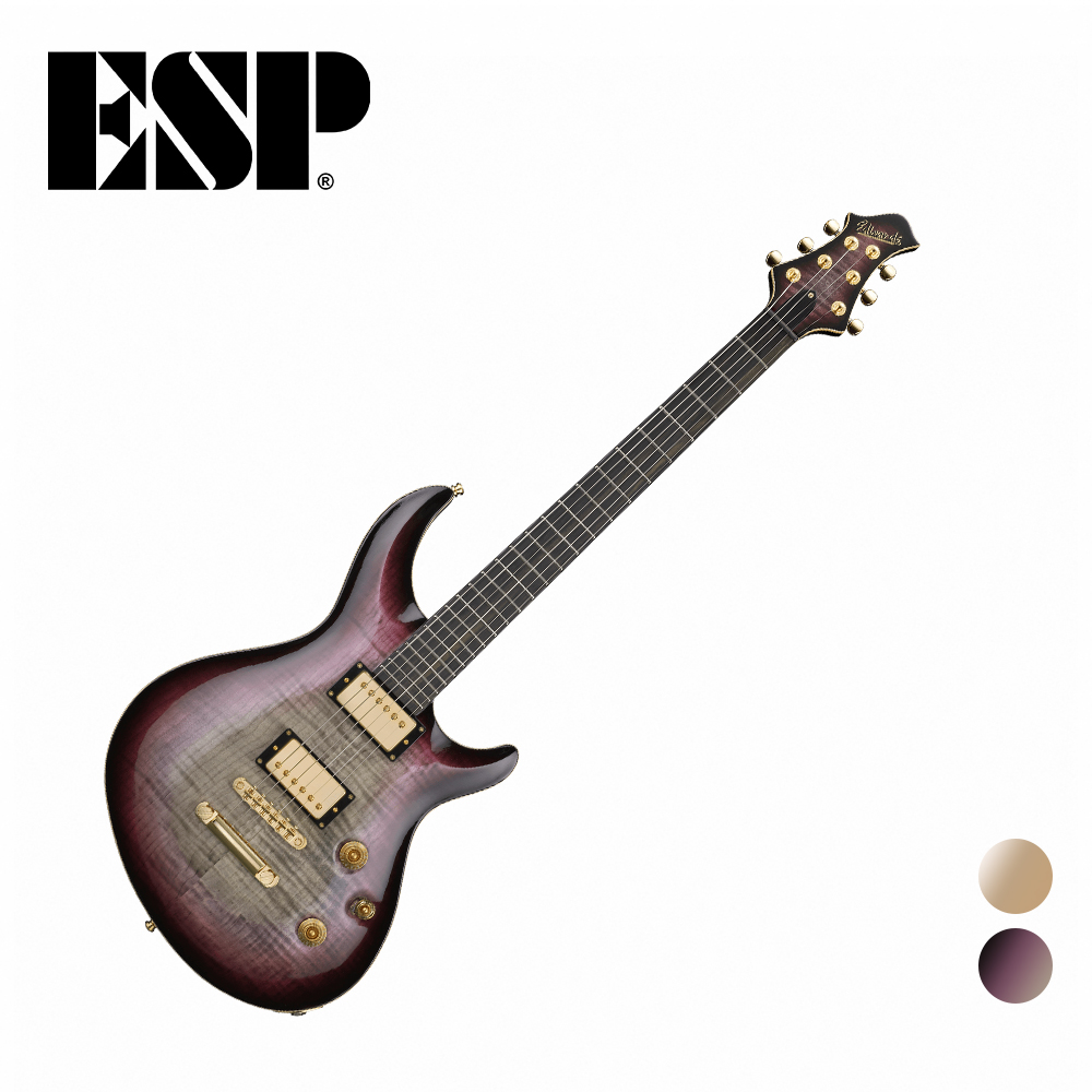 ESP Edwards E-Mystique STPRSB/STWHSB 電吉他 透木紋紫色/透木紋白色, , large