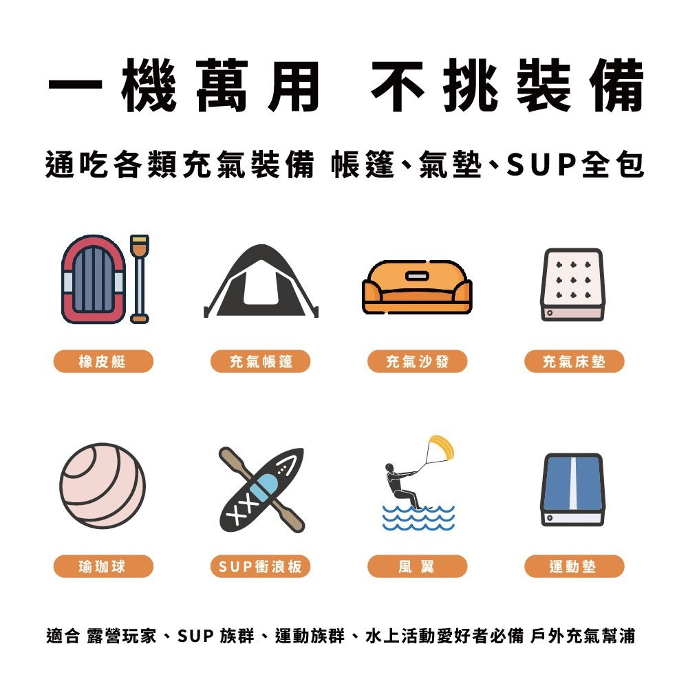 【Camping Ace 野樂】野樂智能電動高壓幫浦 ARC-647PM 無線電動打氣機 SUP充氣機 充氣帳打氣機, , large