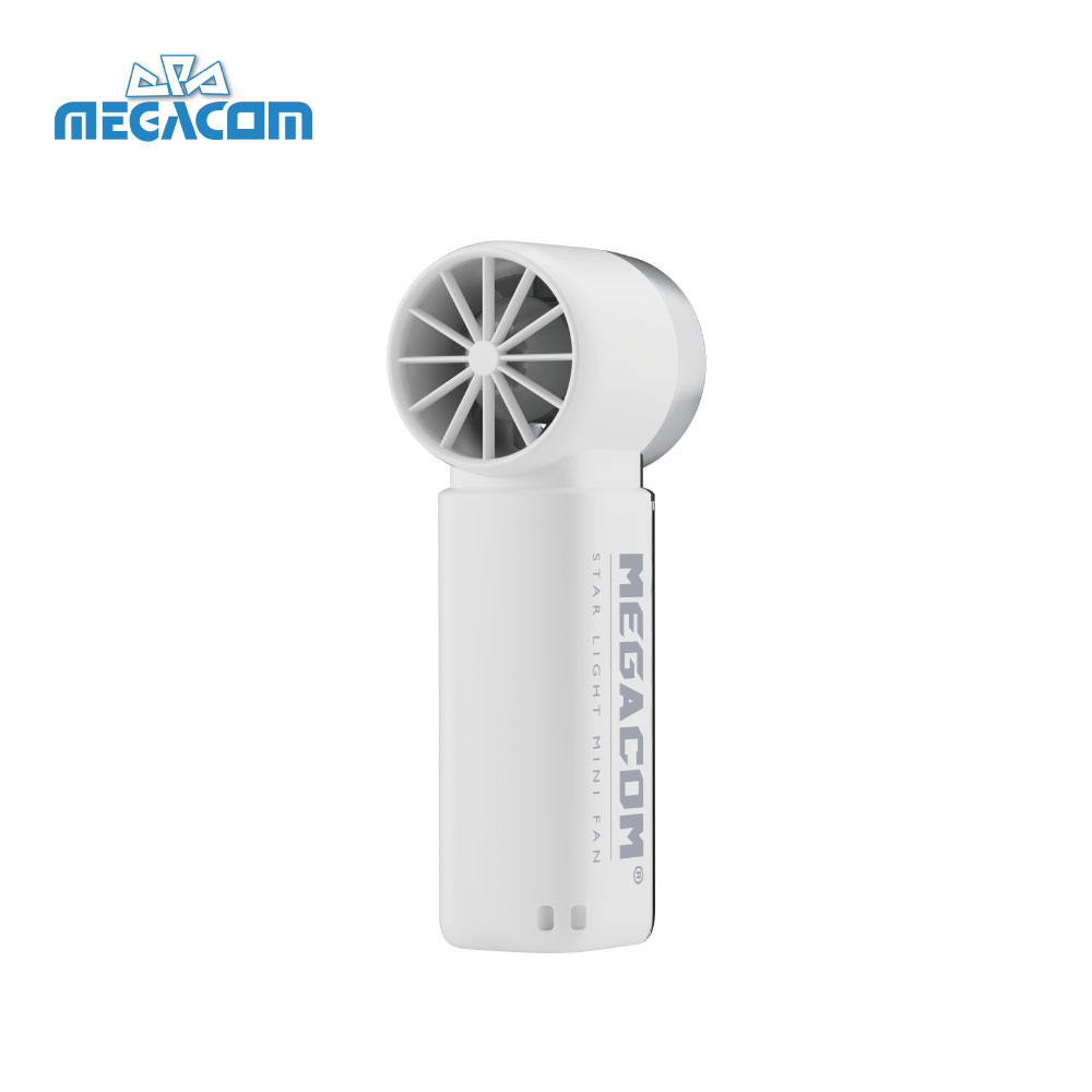 『星光迷你風扇 STAR LIGHT MINI FAN』20,000RPM 渦輪增壓・極光雙模燈效（陶瓷白／石墨黑）, , large