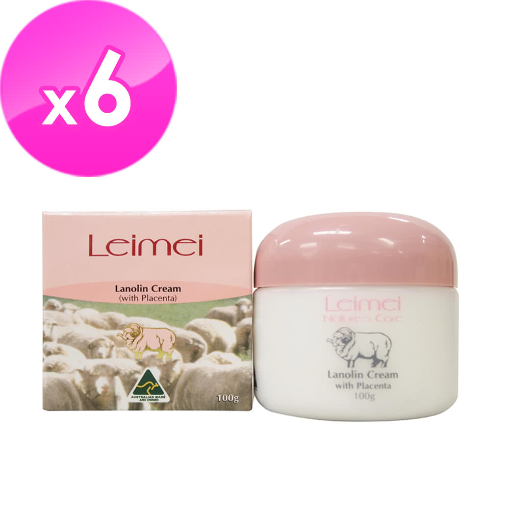 [Natures Care] Leimei綿羊霜含胎盤素(6入組 100ml/罐), , large