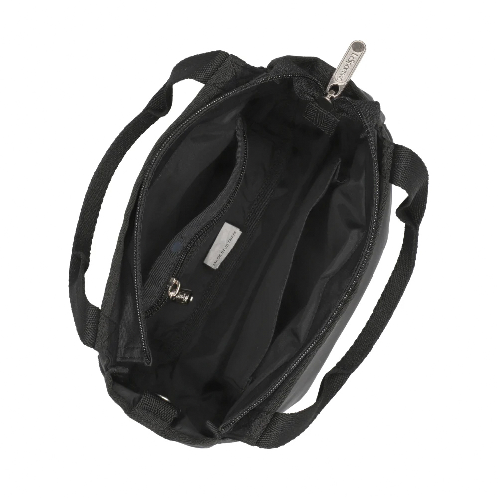 Lesportsac Small Jenni Crossbody 斜背手提水桶包 兩用包 側背包 送禮 禮物 女包(永恆黑)L261-8056P-R086, , large