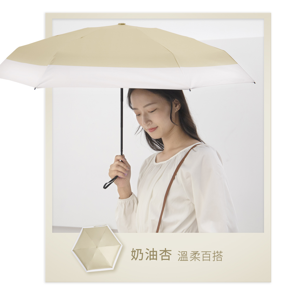 【德國boy】撞色防曬全遮光迷你傘_多色, , large