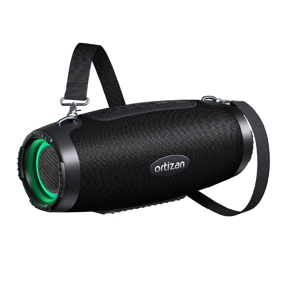 Ortizan M8 Subwoofer Bluetooth Speaker | 100W Subwoofer, Portable Design, RGB Lighting, IPX7 Waterproof, , large