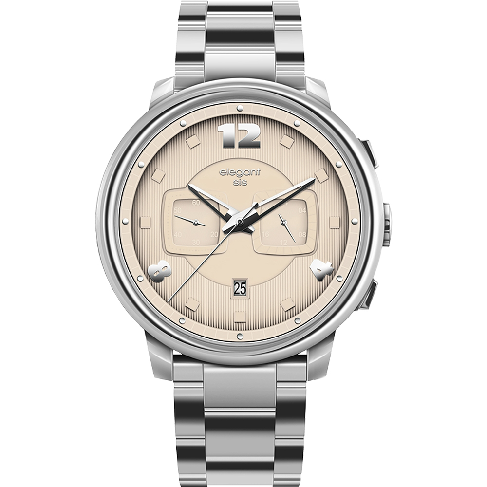 elegantsis 愛樂時 JT36 簡約色調時尚風手錶-45mm ELJT36-OW01MA, , large