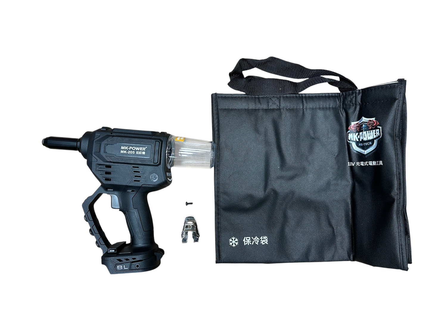WIN五金 MK-POWER 18V鋰電無刷拉釘槍 <MK-250+4.0電池組> 電動拉釘 充電式拉釘槍 拉丁槍, , large
