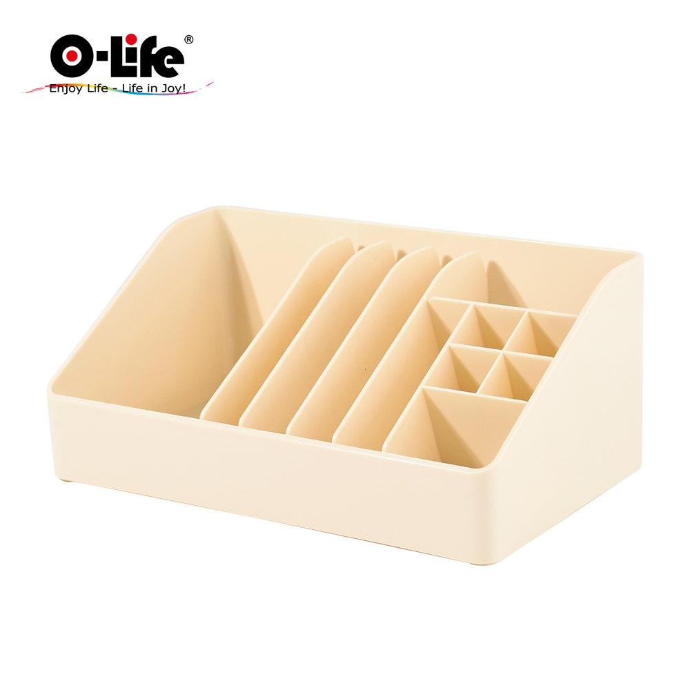 【O-Life】Cosmetics Storage Box-Beige Model, , large