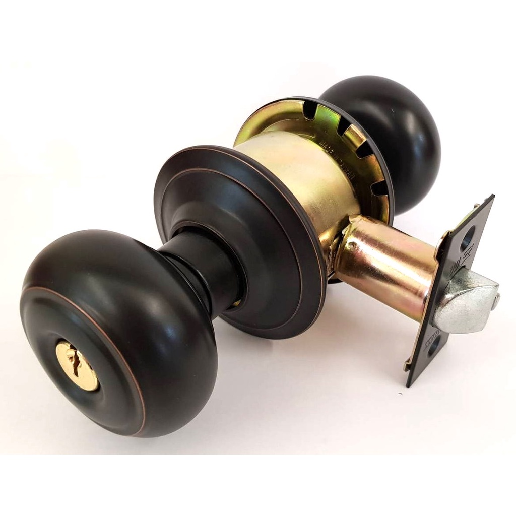 喇叭鎖 加安牌 古銅 古紅銅CGX700 房間鎖 裝置距離60mm, , large