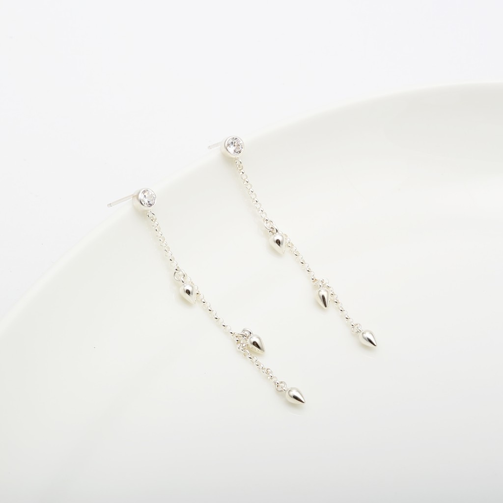 【Angel & Me】Dewdrop s925 sterling silver earring earrings birthday gift, , large