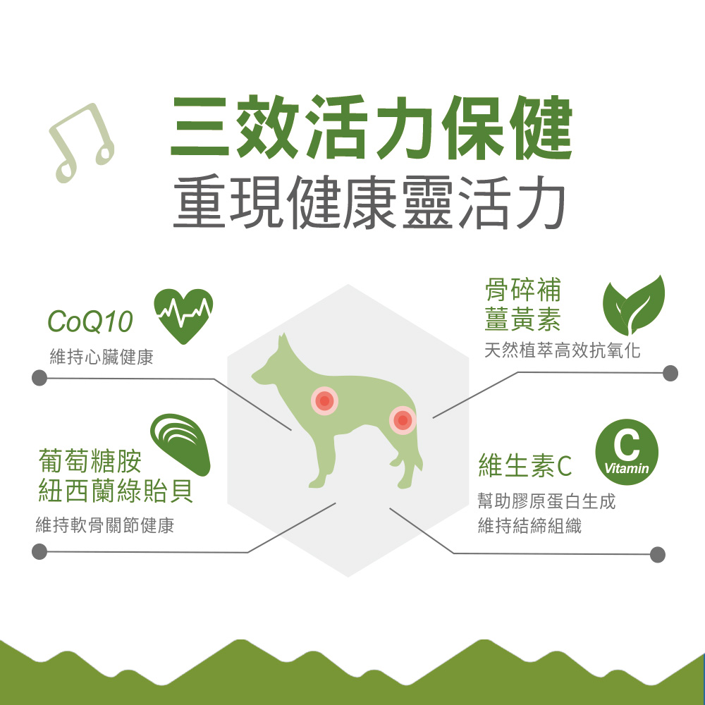 【IN-Plus】骨力補 關節心臟強化配方1gx28包(全齡犬/寵物保健/關節保健/心臟保健), , large