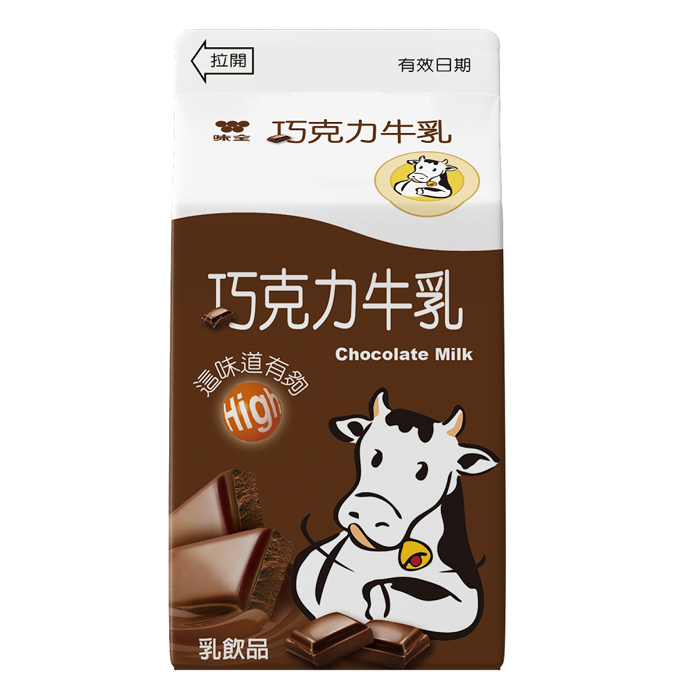 味全超優質巧克力牛乳375ml, , large