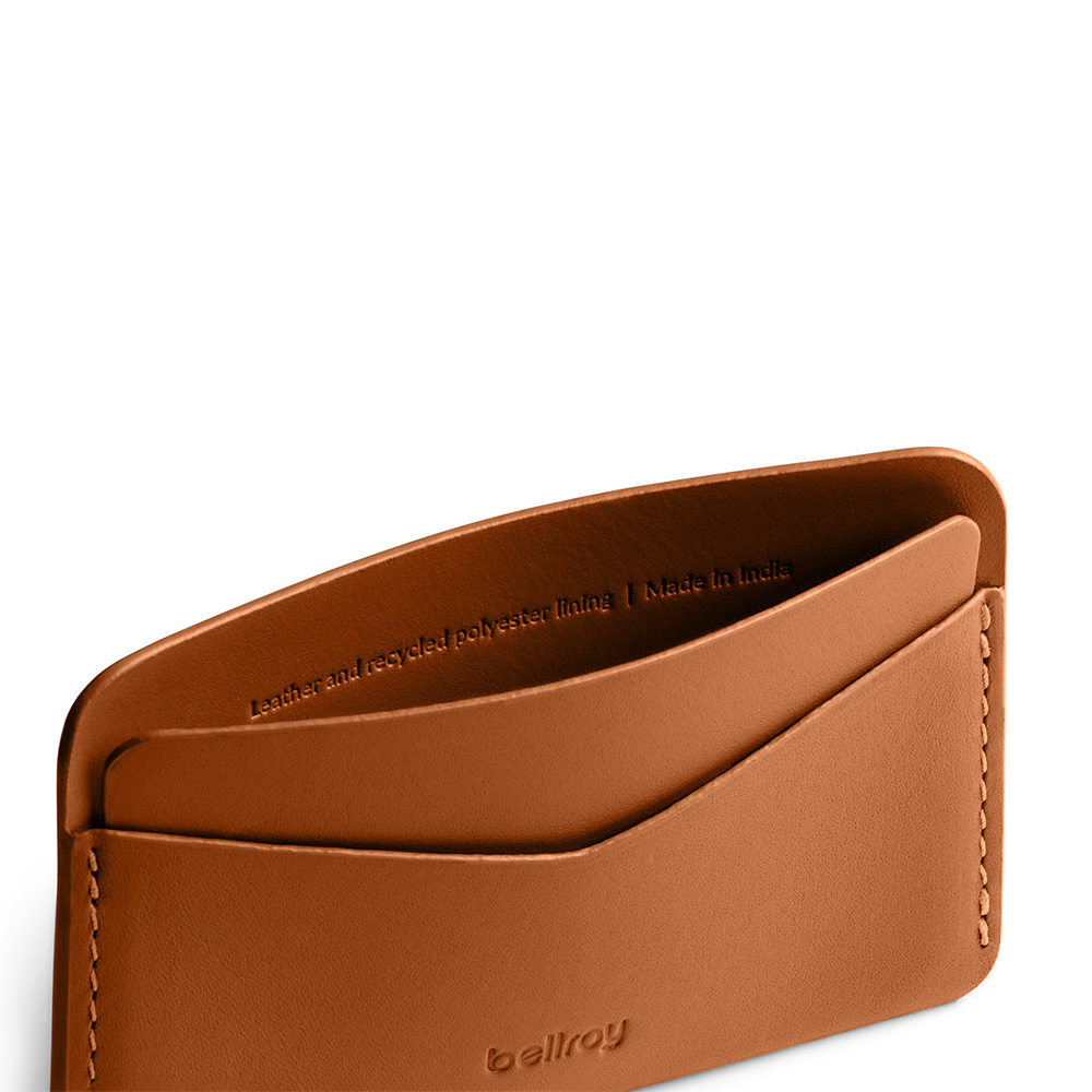 Bellroy Card Slip RFID防盜保護 皮革票卡夾 信用卡夾 名片夾 錢包 禮物 送禮 推薦(焦糖棕), , large