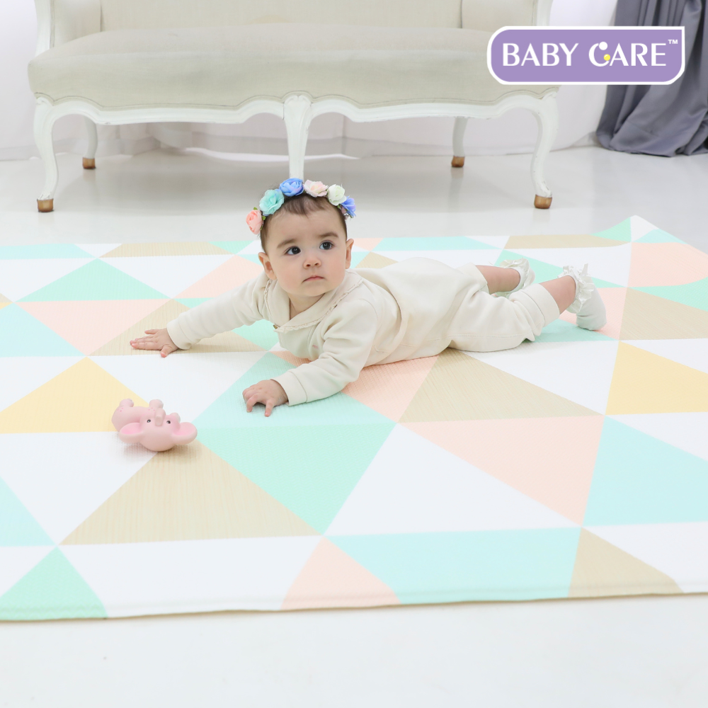 【BabyCare皇冠】遊戲墊─多彩小鹿(185x125x1.2 cm), , large