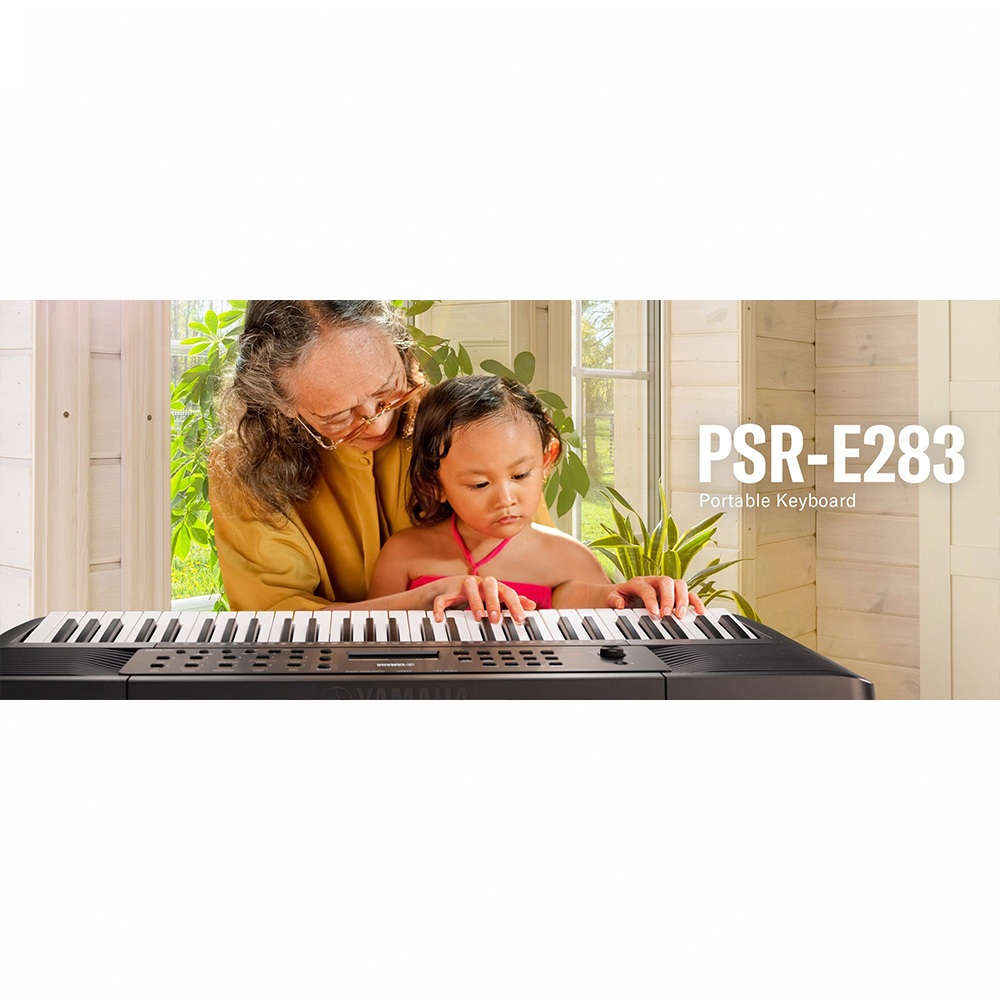 YAMAHA PSR-E283 61鍵 電子琴【敦煌樂器】, , large