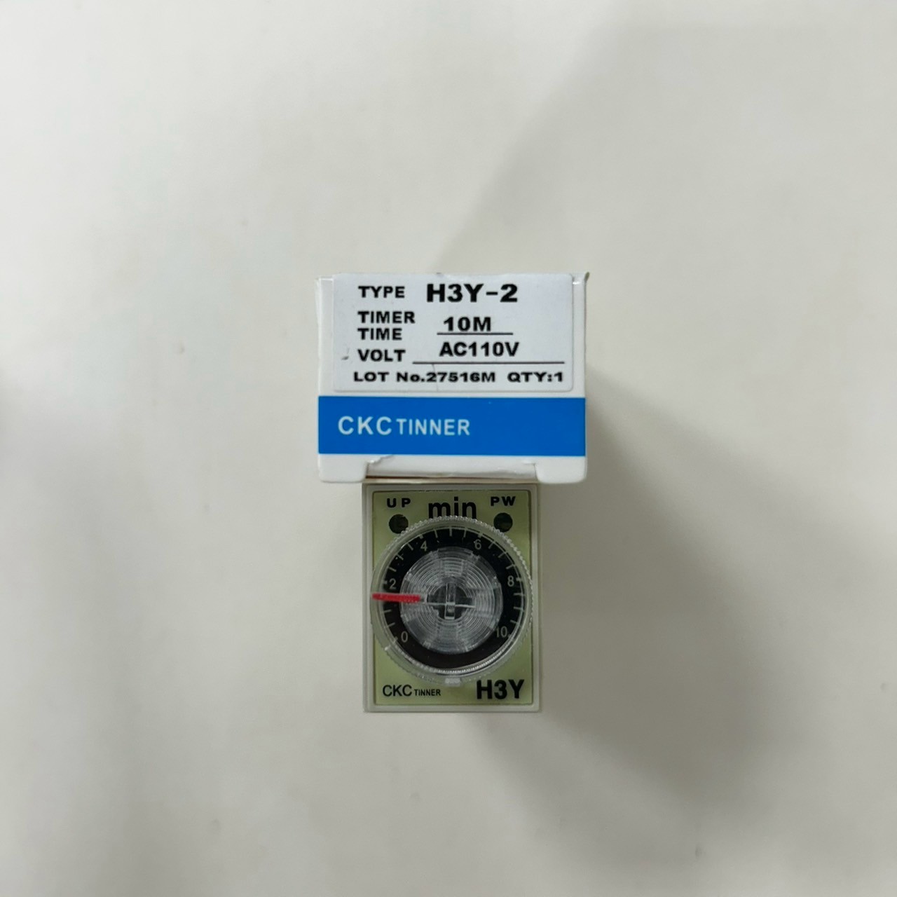 時間繼電器8腳2開2閉AC110V-0-10分, , large