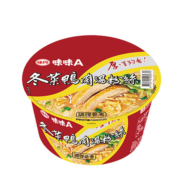 味味A冬菜鴨肉冬粉(碗) 60g, , large