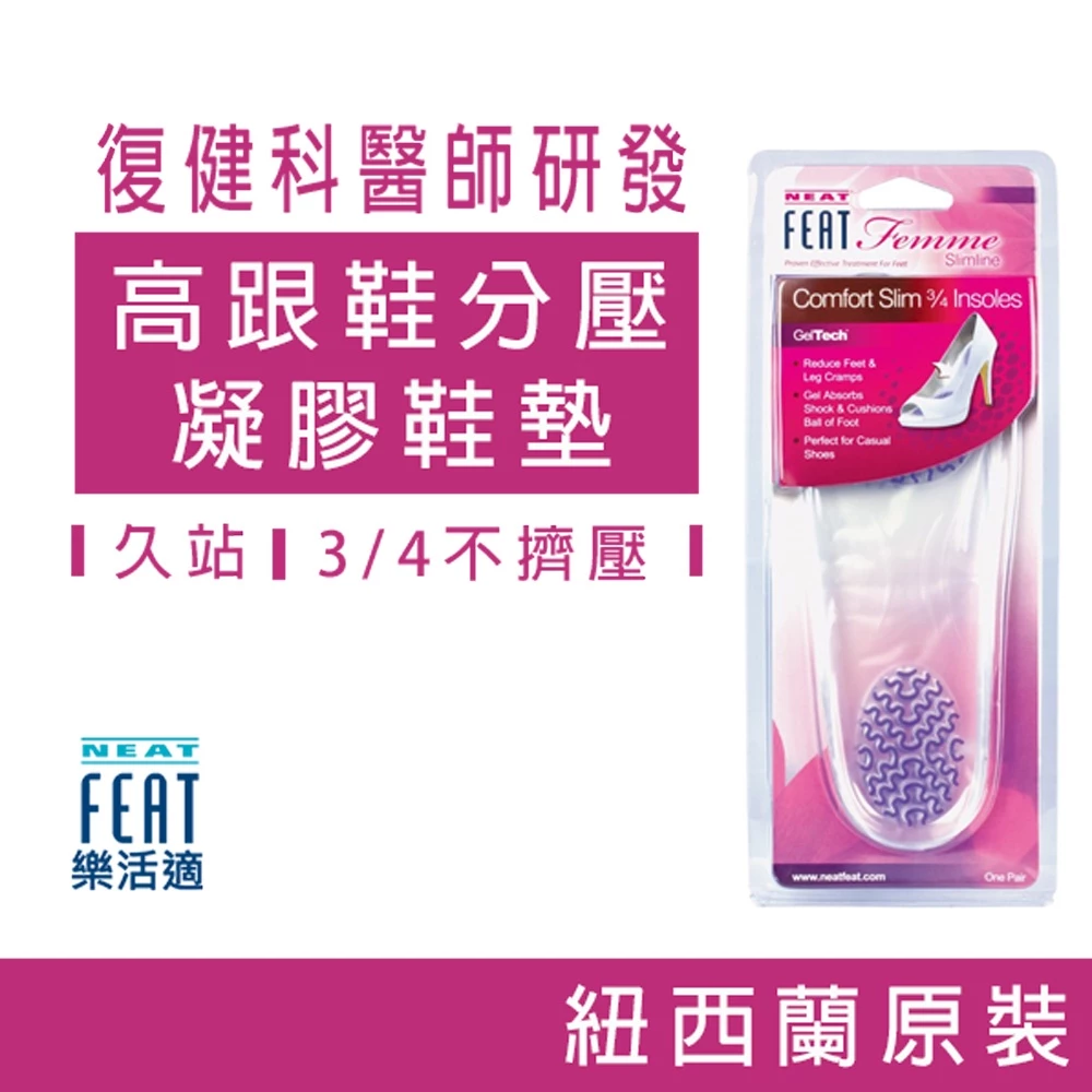  Comfort Slim &frac34; Insoles, , large