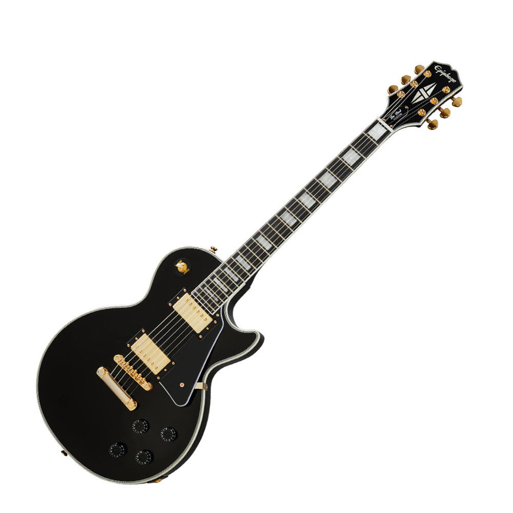 Epiphone Les Paul Custom 電吉他 黑/白【敦煌樂器】, , large