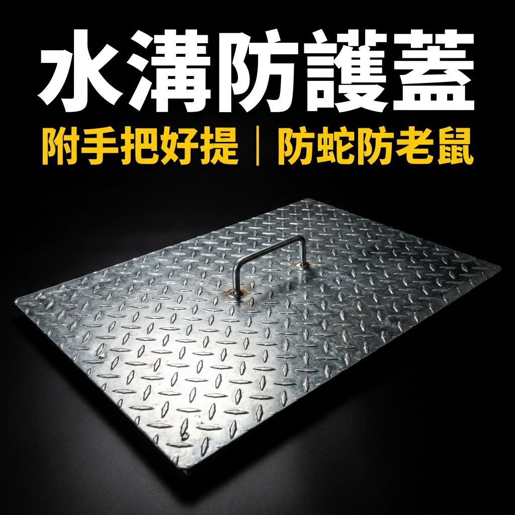 【 SHAONIANNA.TW 】錏花板防護蓋｜附手把好提｜水溝蓋／地板洞蓋｜防蛇防老鼠, , large