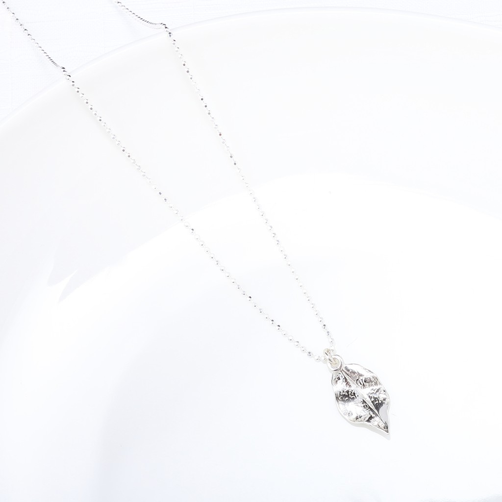 【Angel & Me】Leaf hope revival s925 sterling silver necklace Birthday gift, , large