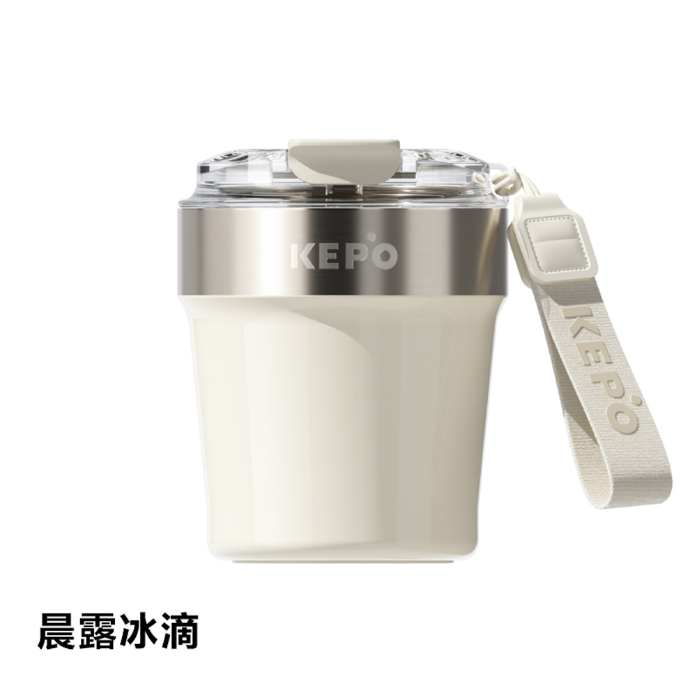 KEPO LQ 240ML KC010瑰夏咖啡杯 316L不銹鋼內膽 落日拿鐵, , large