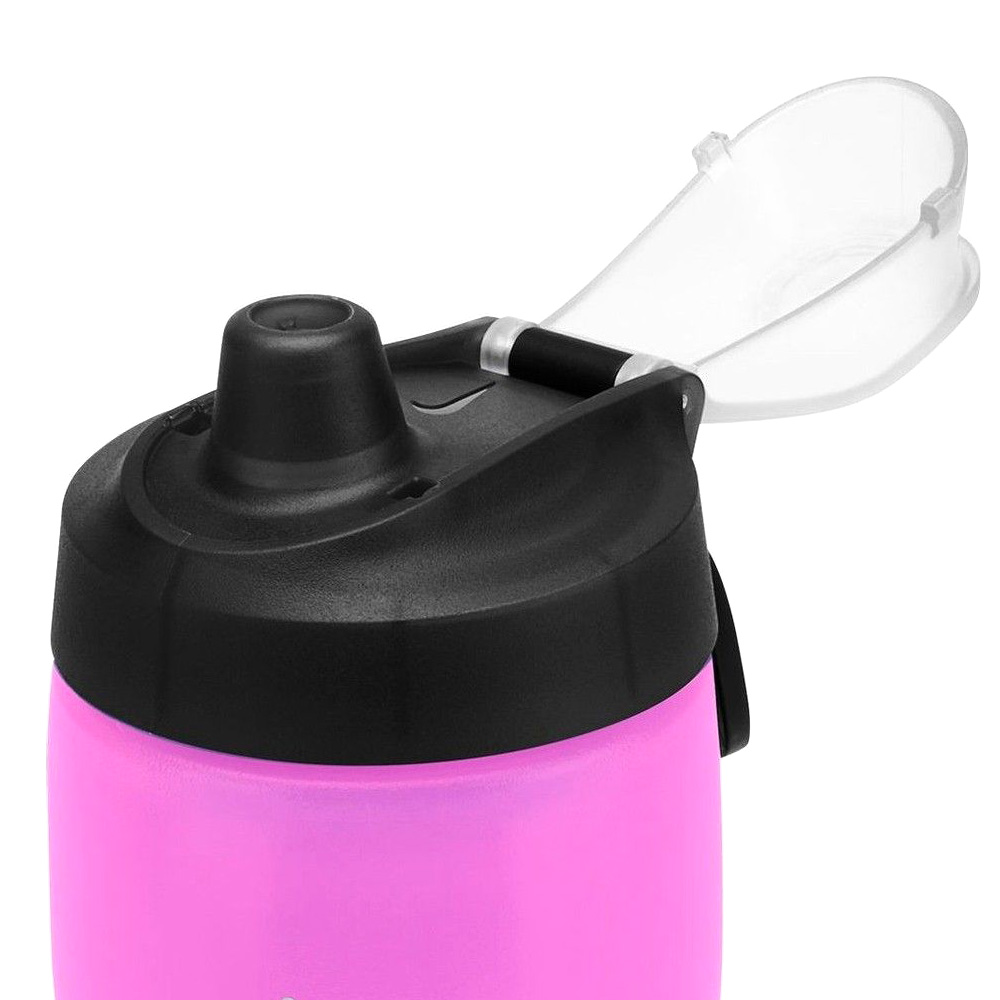 NIKE REFUEL BOTTLE 瓶蓋擠壓水壺 24OZ/700ml 運動水壺 摺疊掛環 便攜 防漏 好抓握 N100766863724粉銀, 粉銀, large