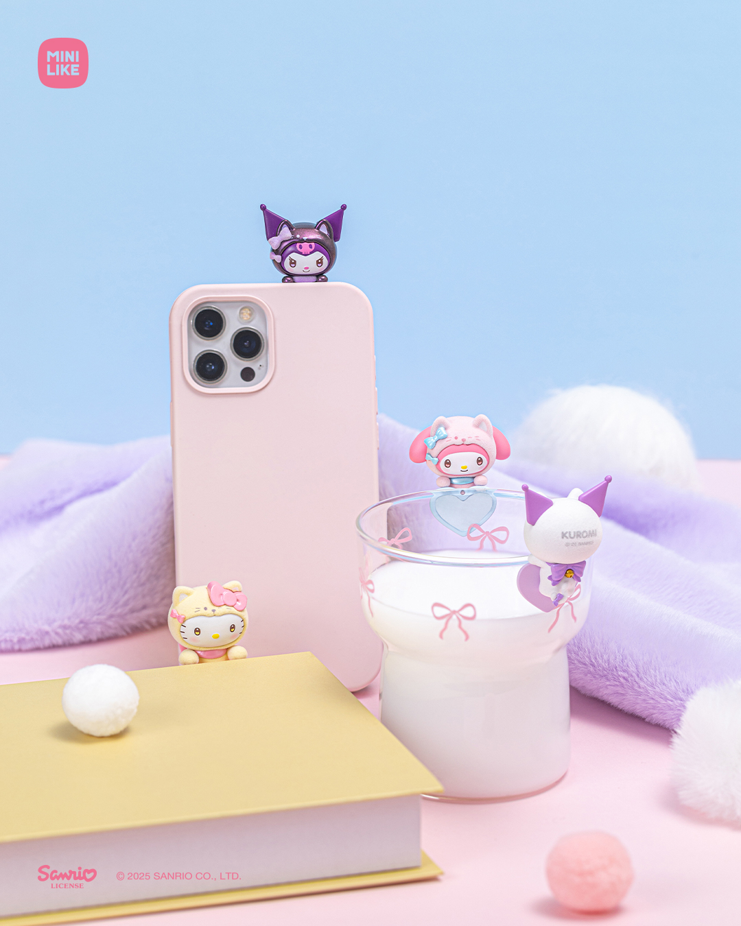 【際洋文化】Sanrio characters守護喵喵團系列趴趴萌趣豆, , large