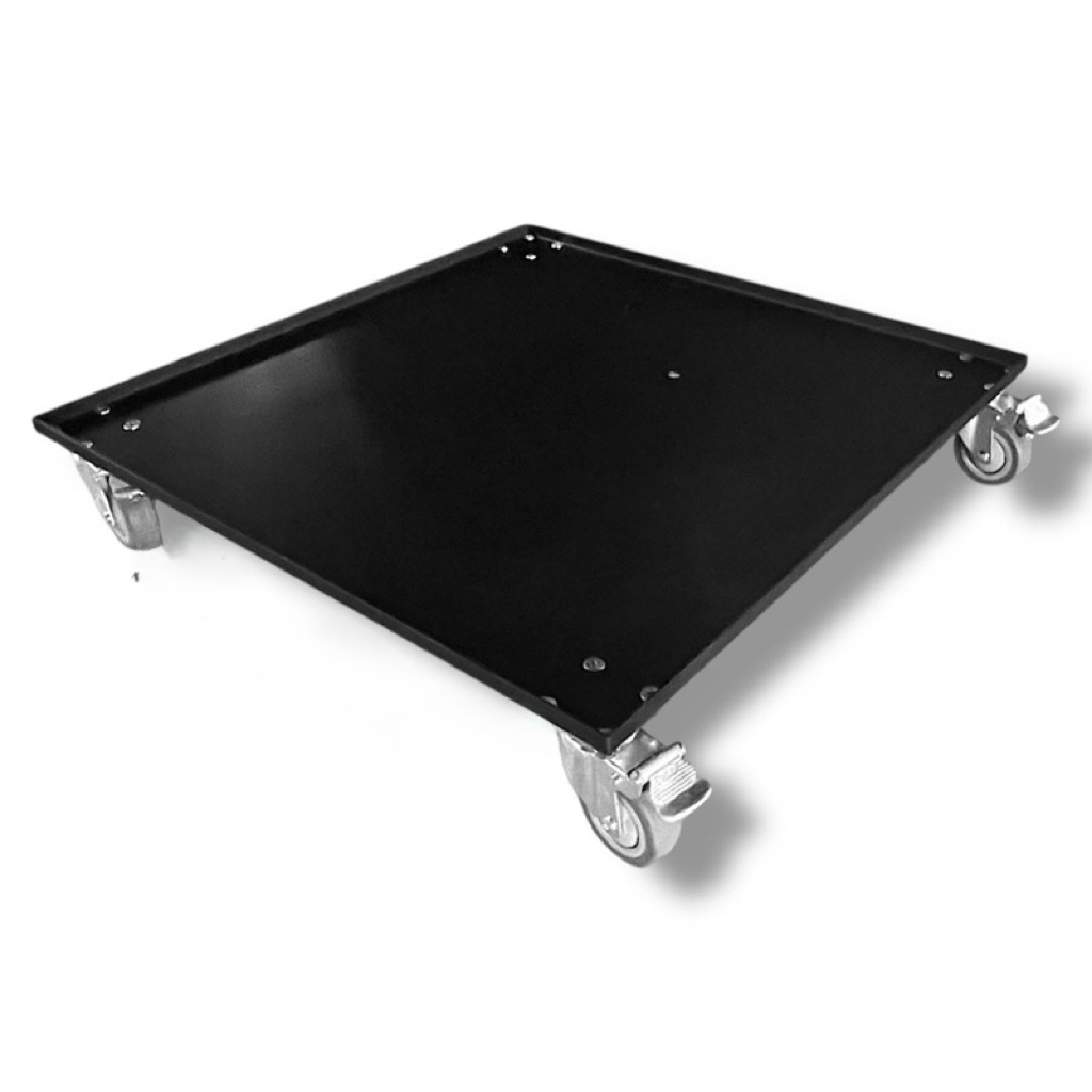 【 SHAONIANNA.TW 】黑曜系列｜鐵製平台推車 60&times;60cm 霧黑工匠款｜鐵製平台推車, , large