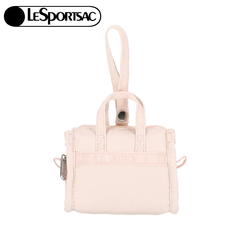 Lesportsac Weekender Charm 小吊掛飾零錢包 送禮-晨曦桃粉, , large
