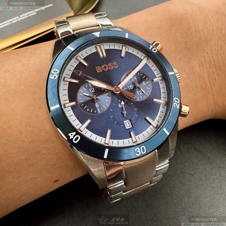 [TIMEMASTER] BOSS watch, 46mm, HB1513937, , large