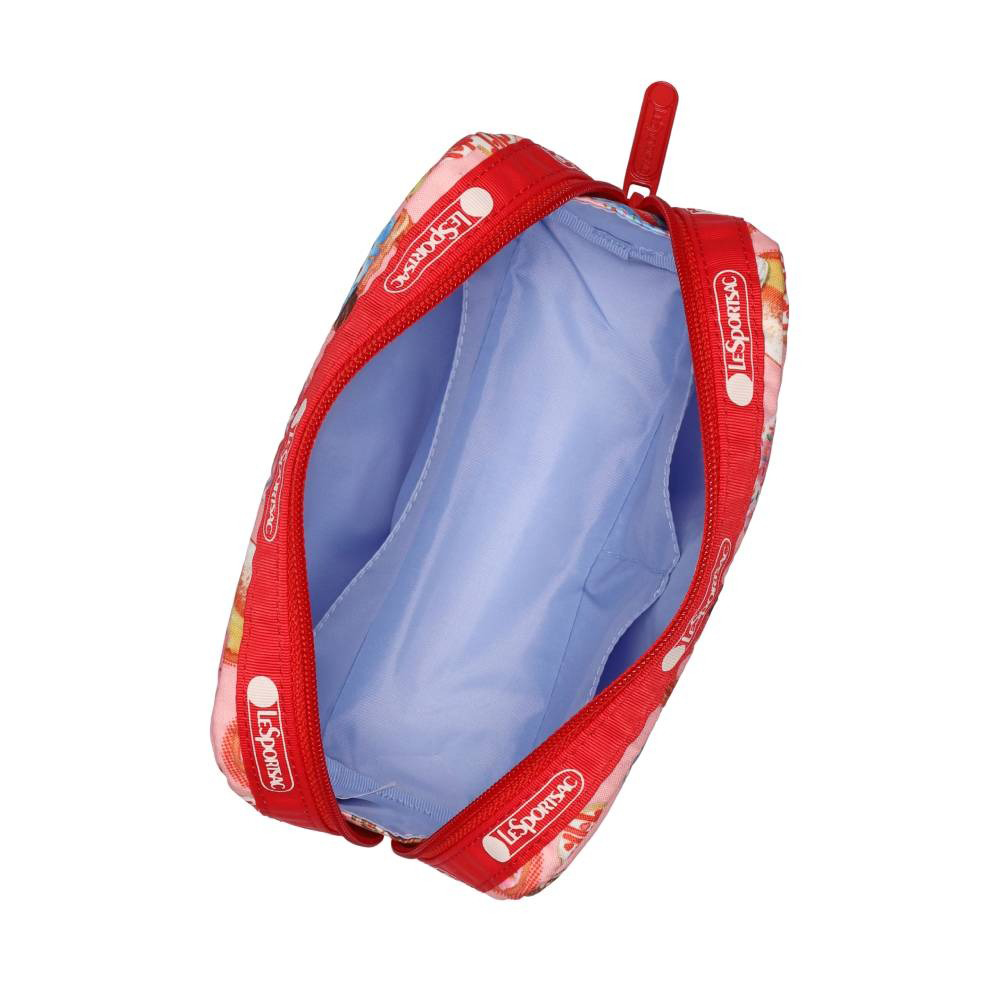 Lesportsac Rectangular Cosmetic 長形化妝包 盥洗包 收納包 女包(甜甜圈派對), , large