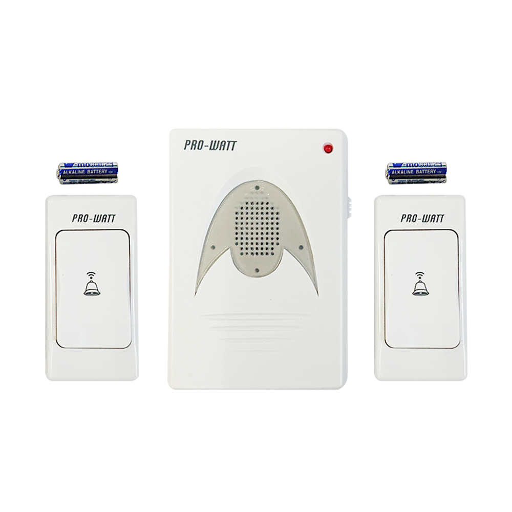 [寶旺旺]PRO-WATT 超高頻2對1無線數位門鈴(電池式 居家照護/鈴聲呼叫)P-708A, , large