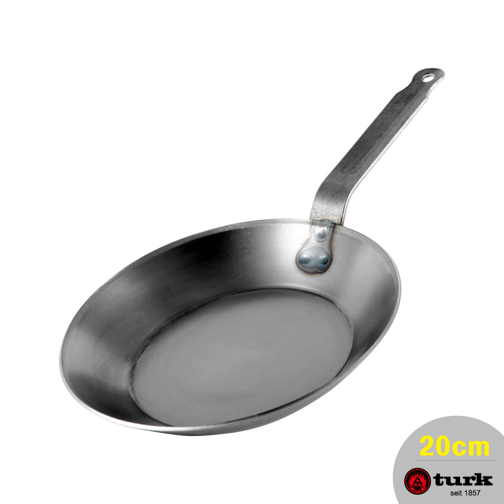 【德國turk土克鐵鍋】冷鍛系列 長柄平底鍋20cm 鐵鍋, , large