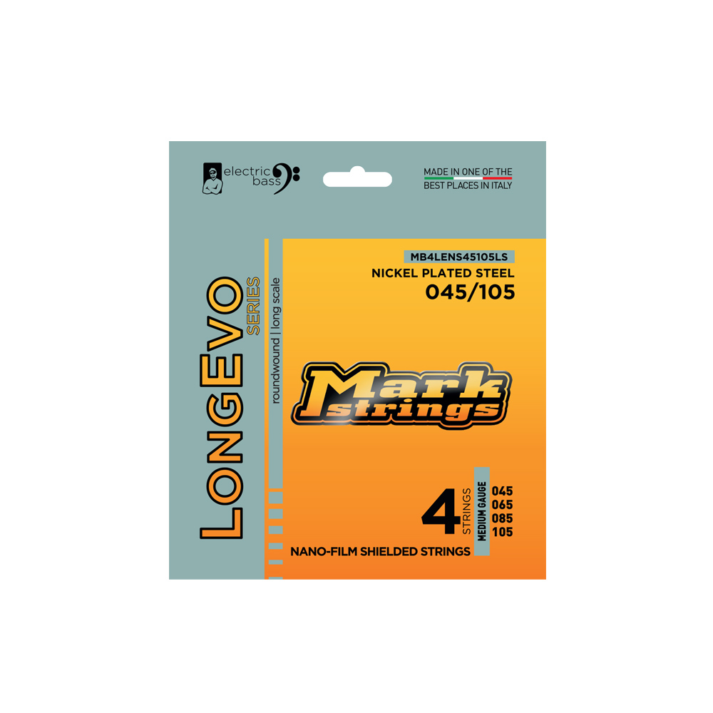 Markbass Longevo 奈米包膜鎳 四弦貝斯套弦 (45-105)【敦煌樂器】, , large