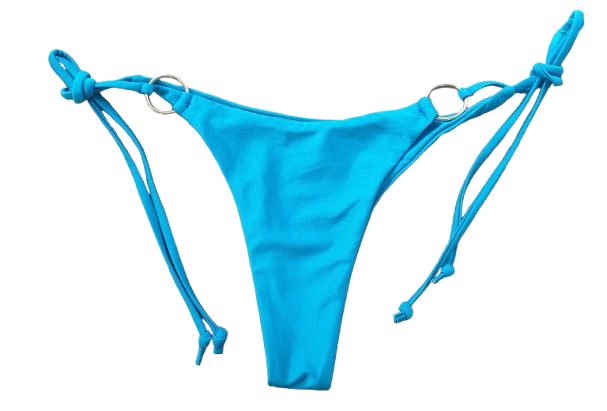 QXHEE.T. Made in Taiwan, metal ring strap swimming trunks (QX pattern/striped gray blue/ocean blue) in stock, , large
