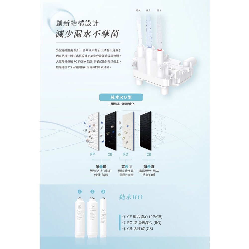 【KW廚房世界】林內牌 RWP-R630V 廚下型純水RO逆滲透淨水器 限定區域送基本安裝, , large