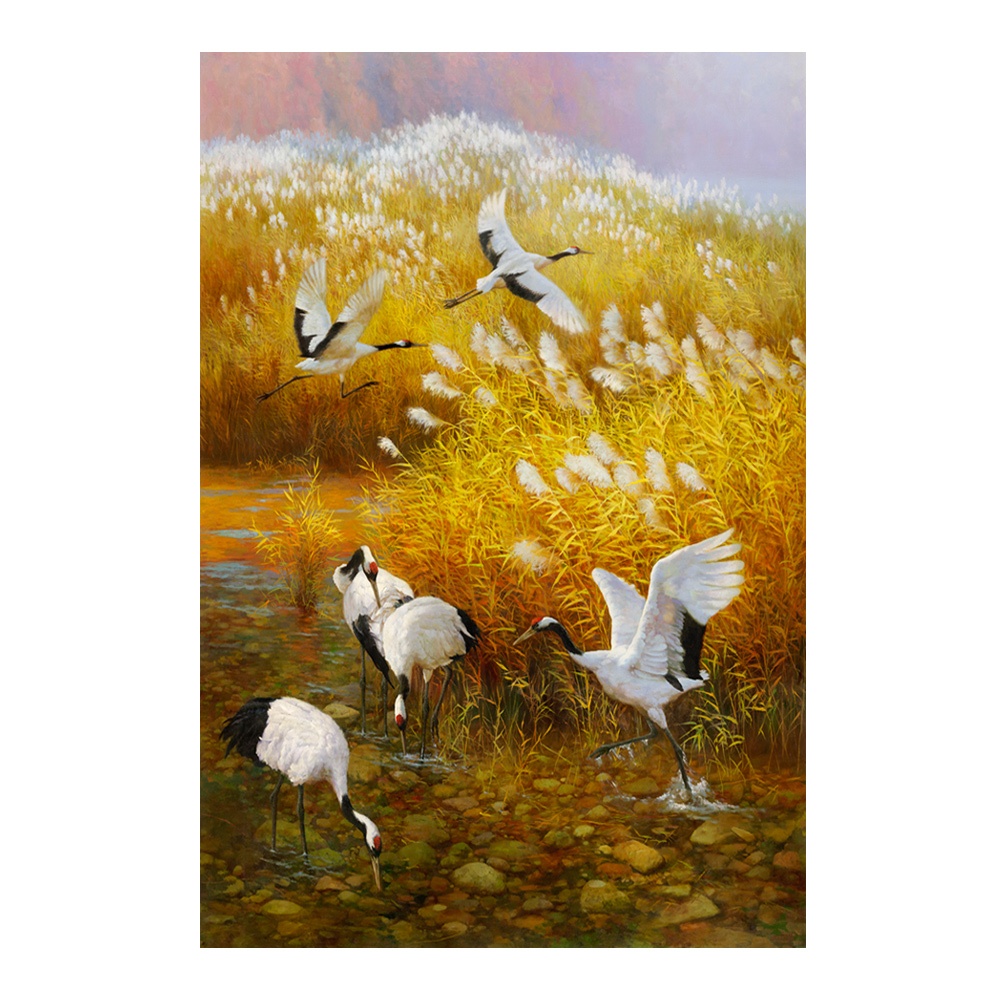 【御畫房】秋意濃 國家一級畫師手繪油畫60&times;90cm(VF-103), , large
