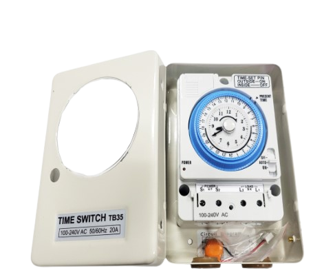 【感應王照明】STP-201標準型定時器【20A-機械式操作-可停電補償-24小時計時型-石英電路計時-台灣製造】, , large