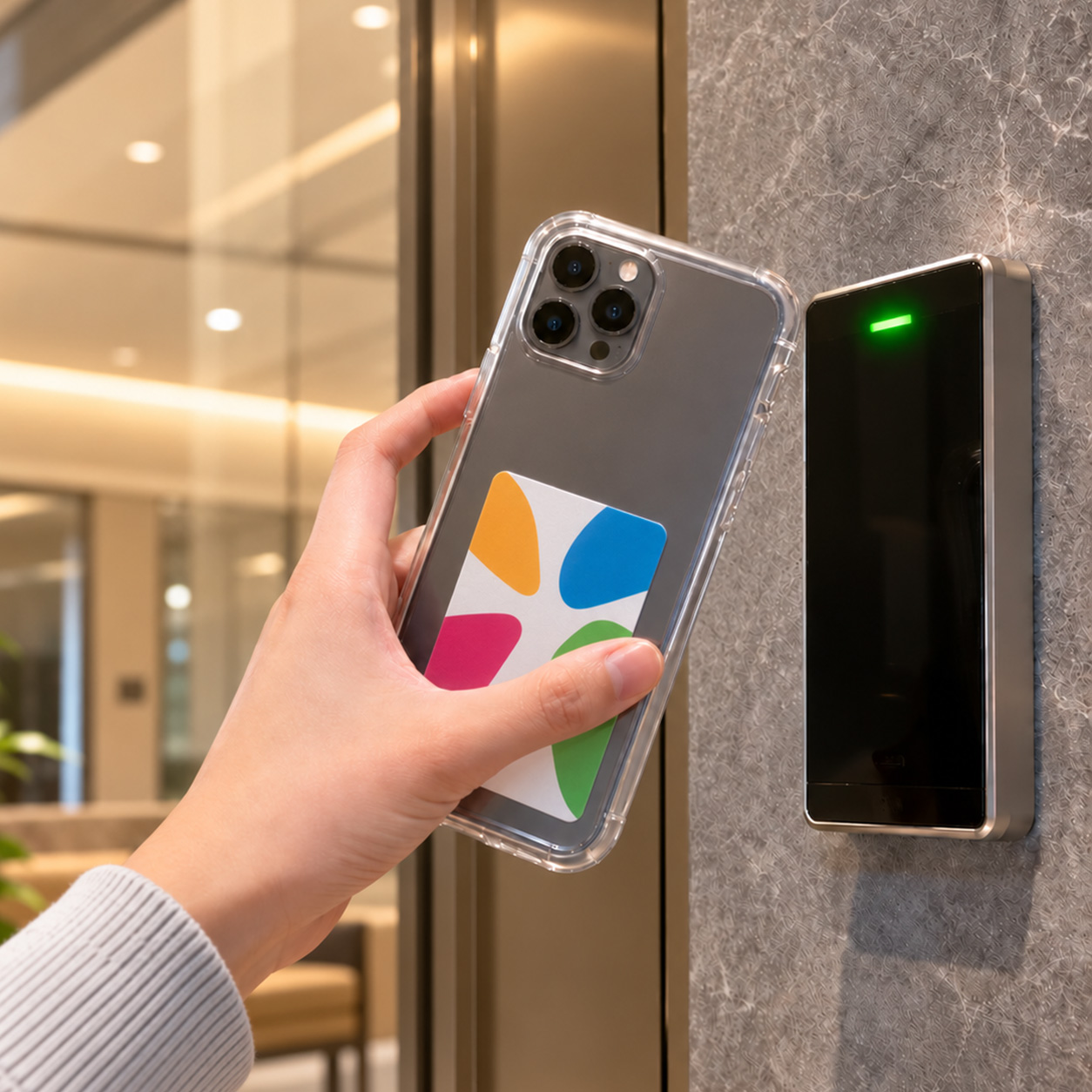 門禁卡隔離片 iPhone專用 NFC RFID感應卡 抗干擾 手機殼適用 超薄0.7mm, , large