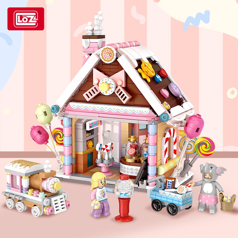 LOZ微型積木聖誕糖果屋, , large