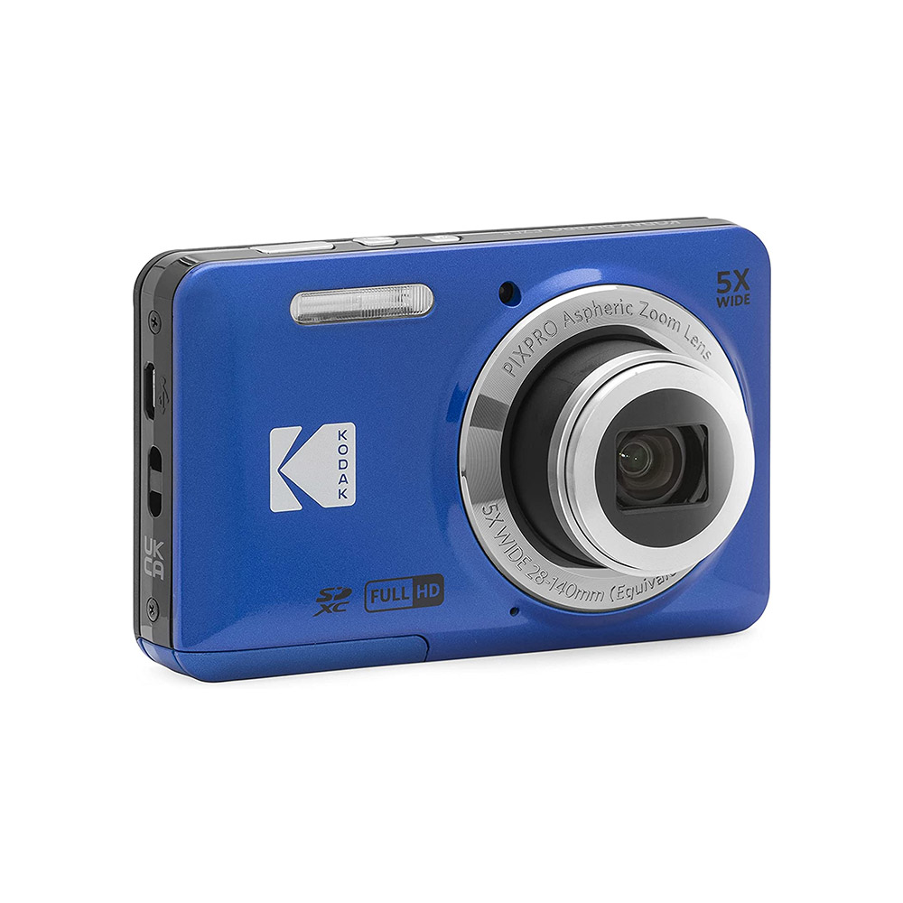 [KODAK] PIXPRO FZ55 數位相機-藍 公司貨+64G柯達記憶卡, , large