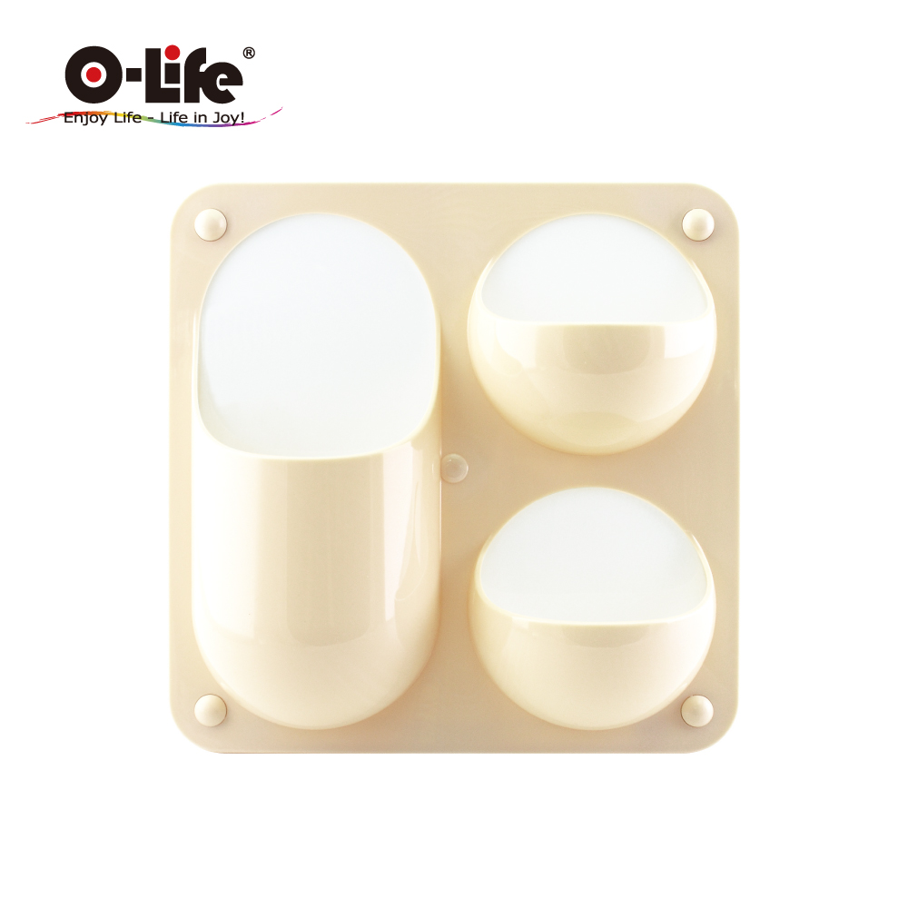 【O-Life】磁吸式壁掛收納盒-C款米色, , large