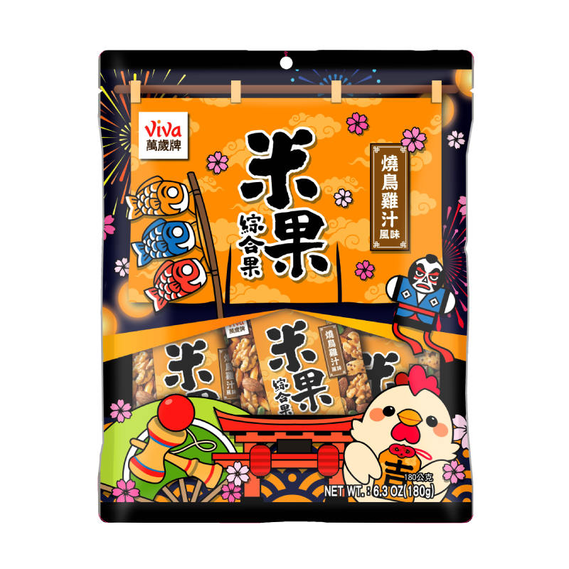 萬歲牌米果綜合果燒鳥雞汁味, , large