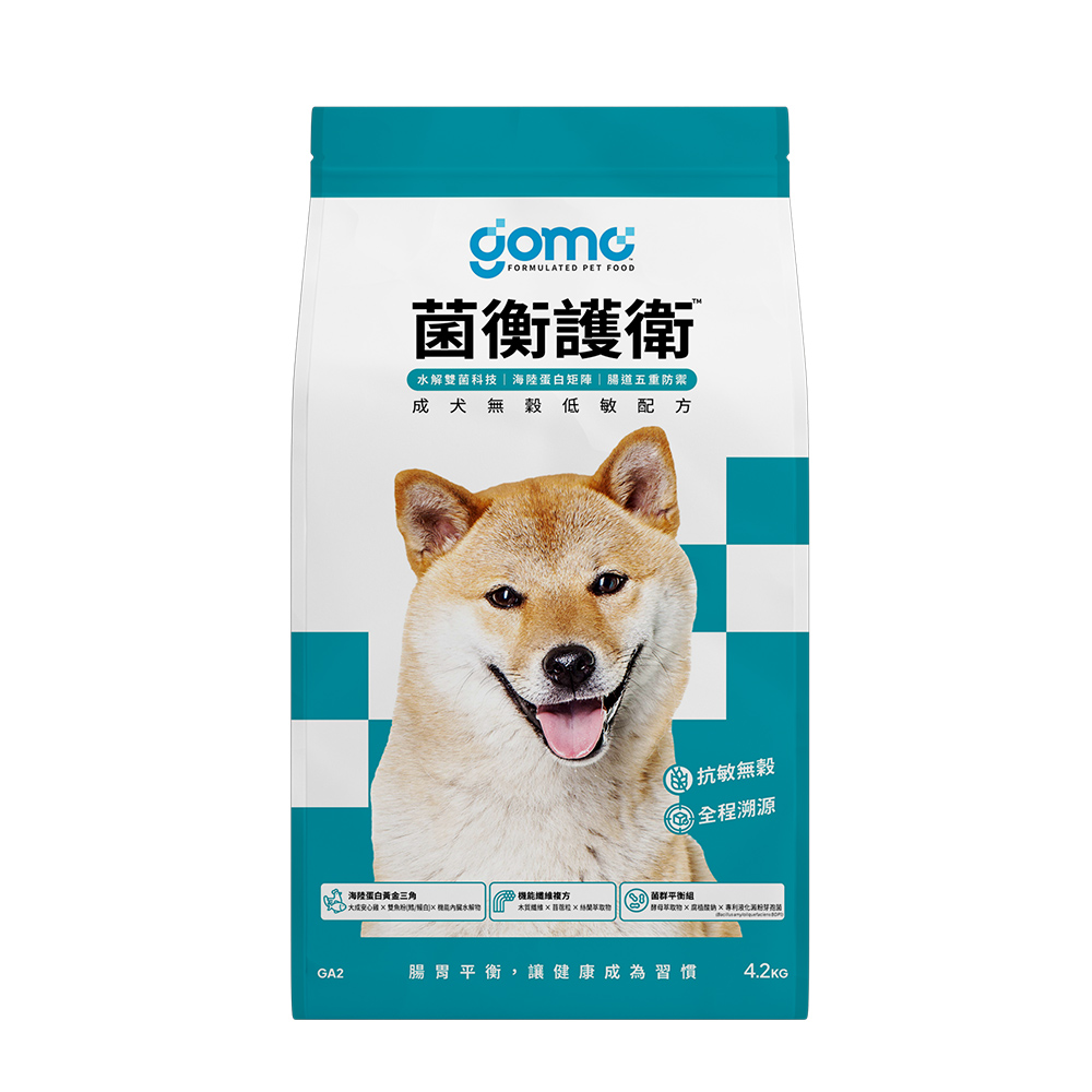 【GOMO PET FOOD】菌衡護衛/成犬無穀低敏配方4.2kg 狗飼料 狗糧, , large
