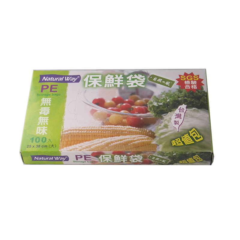 自然風PE保鮮袋超值包(大), , large
