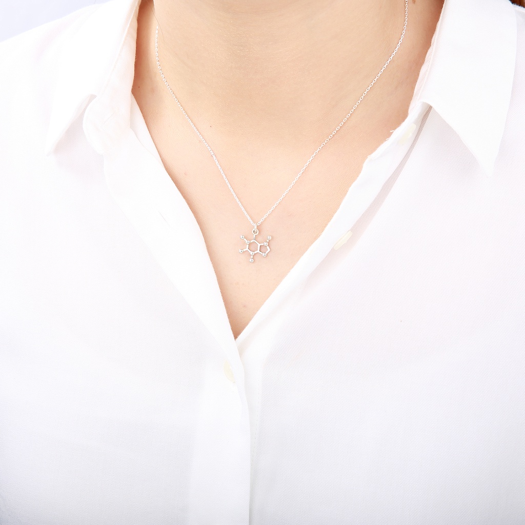 【Angel & Me】Caffeine coffee s925 sterling silver necklace Birthday gift, , large