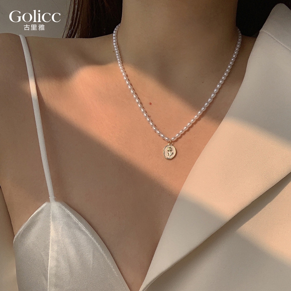 【Gulicc】古莉可 項鍊 古典優雅珍珠項鍊, , large